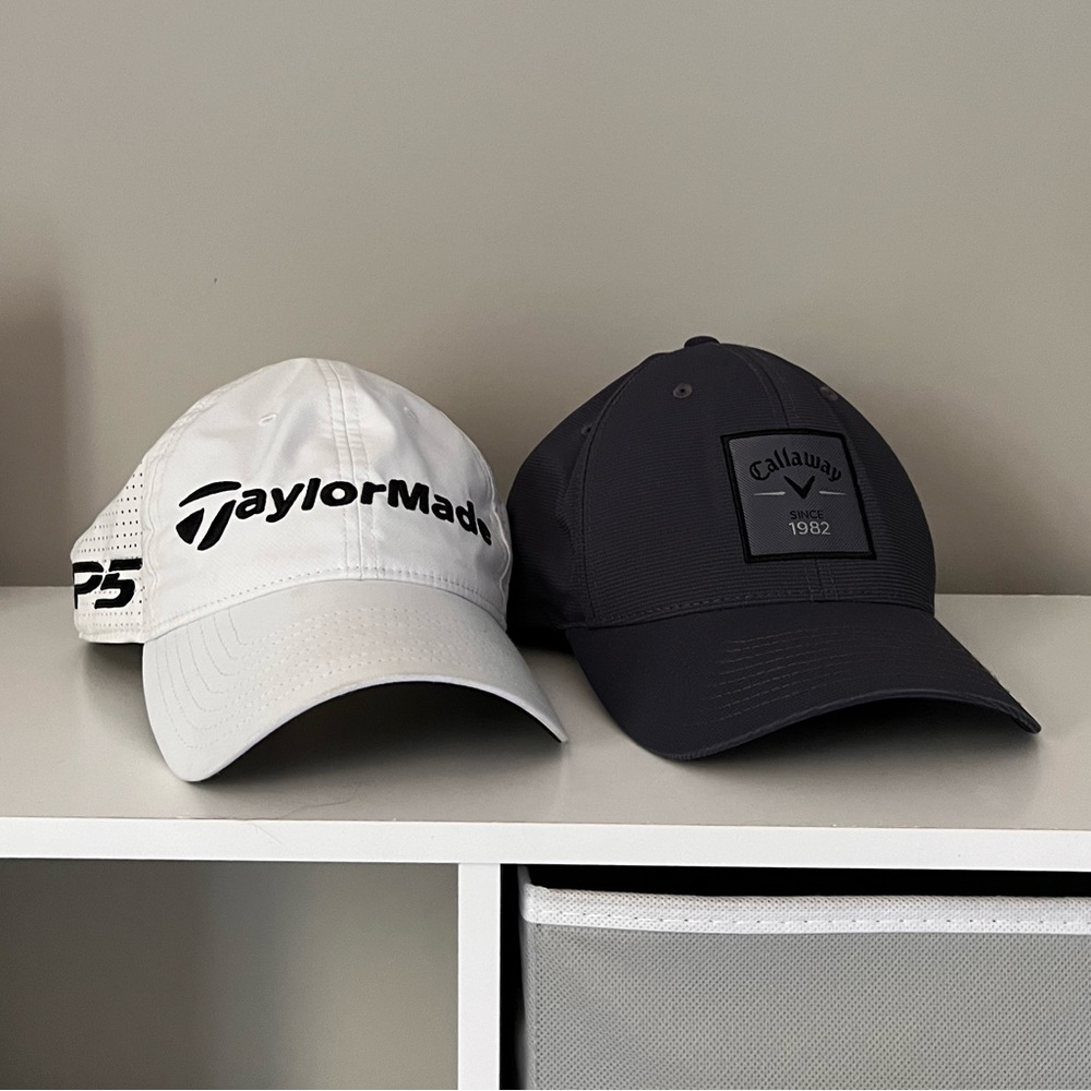 Golf Hats Bundle of 2 - Callaway and Taylormade